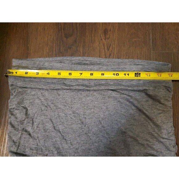 Athleta Womens Solstice Ruched Pencil Skirt Gray Modal Wool Blend Knit Sz Small - Picture 6 of 7